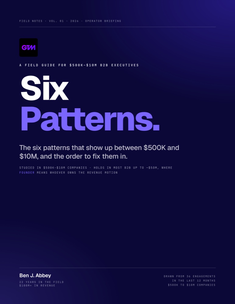 Cover of The Six Patterns Between $500K and $10M